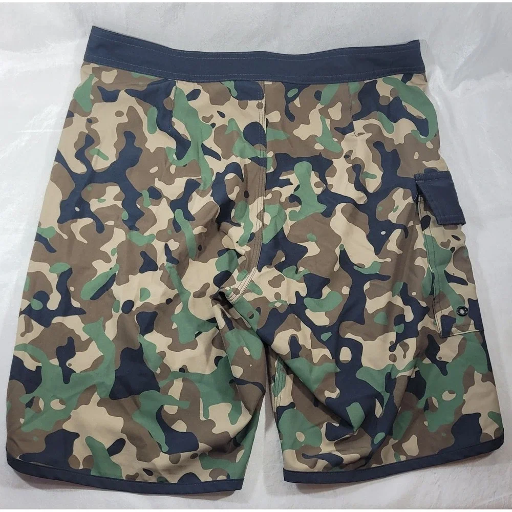 Blessed Men's‎ Surf Swim Trunks Board Shorts - Camo Print - Size 28